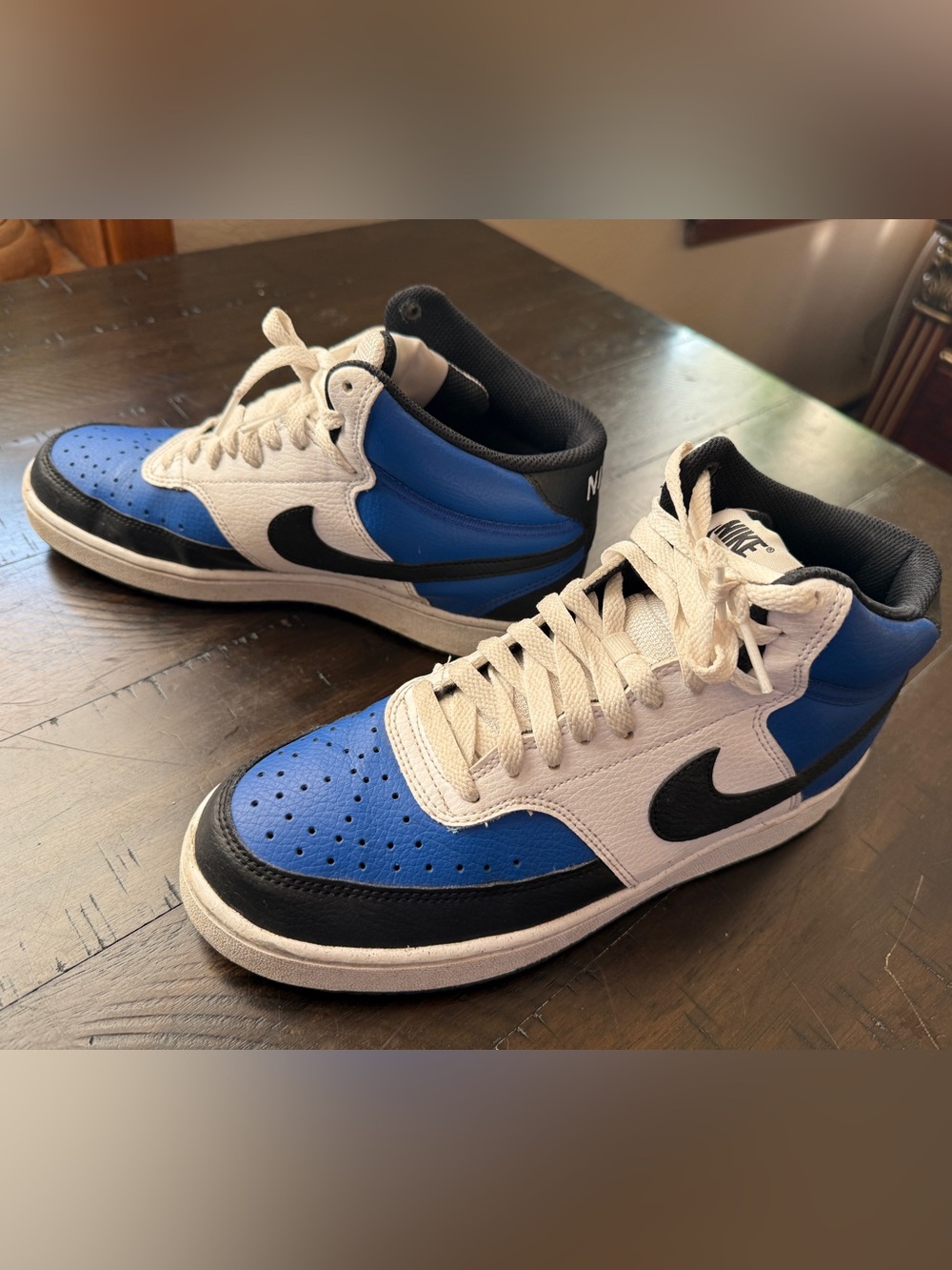 Nike Court Vision Mid Next Nature 'Game Royal/Black/White FQ8740-480